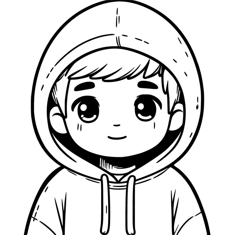 boy with hoodie