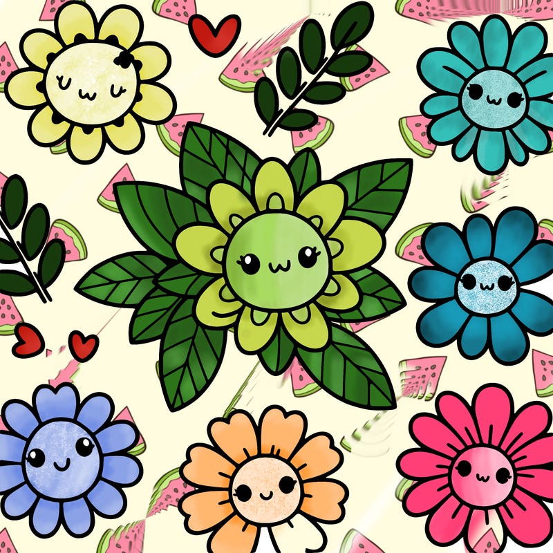 cute flower patterns