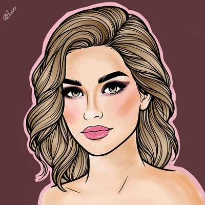 realistic face women beautiful