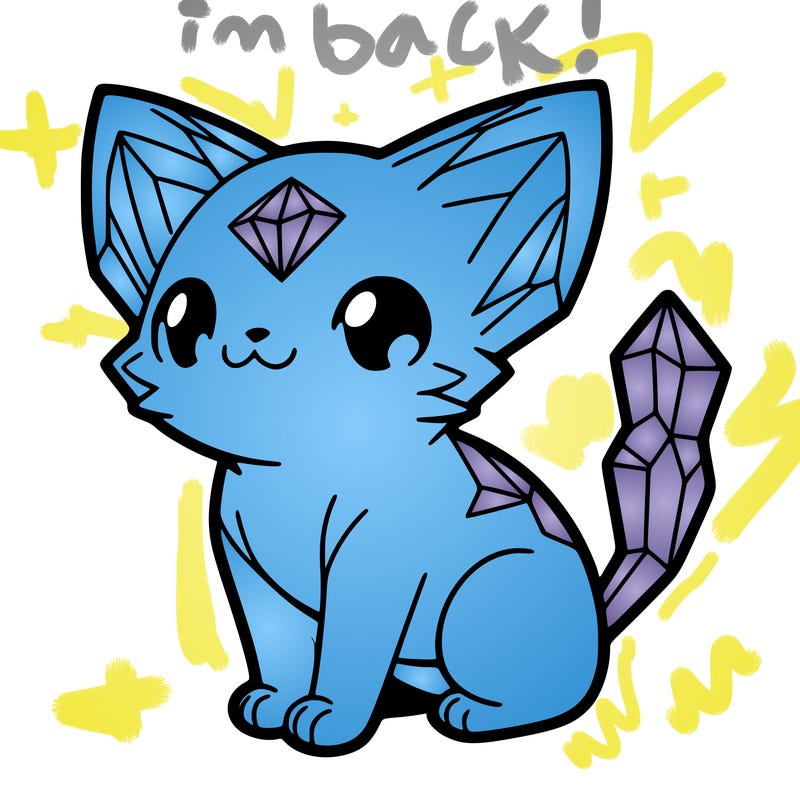 crystal kitten