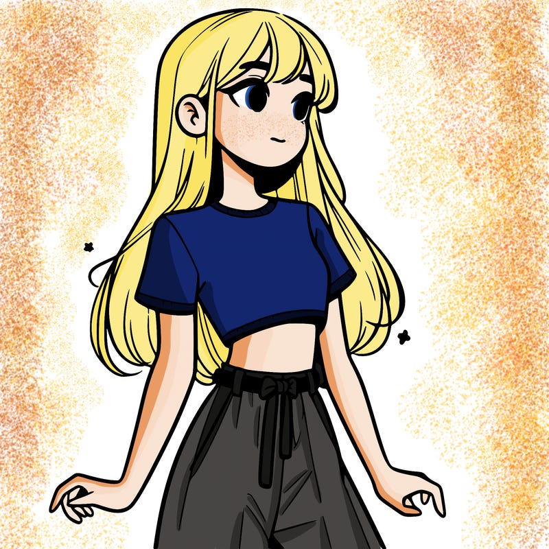 girl in a cute crop top