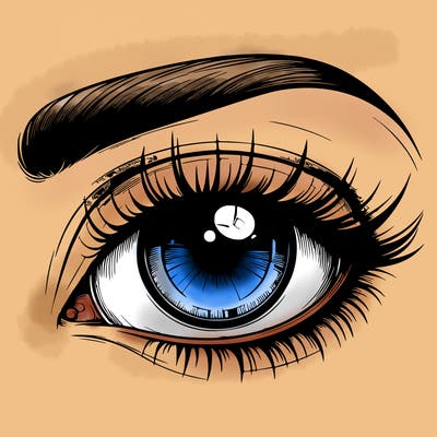 realistic eye