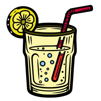 a glass of juice