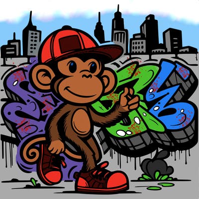 graffiti monkey