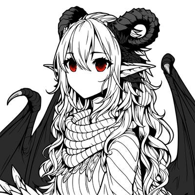 dragon girl realistic fantasy