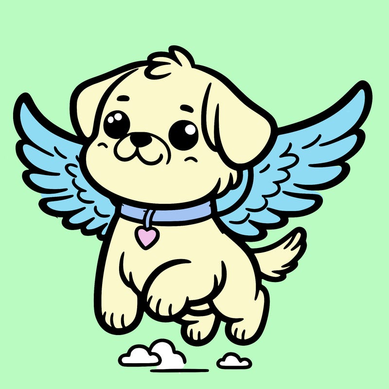 dog with wings