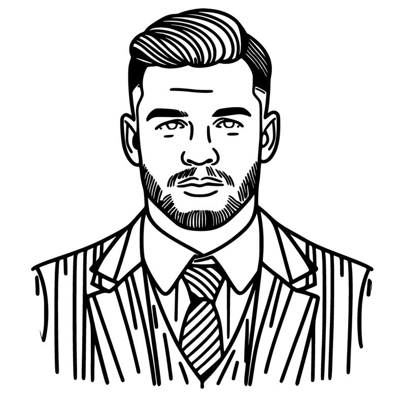 portrait of a famous football player