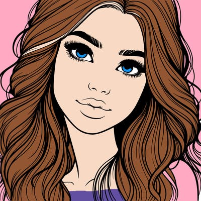 beautiful realistic girl