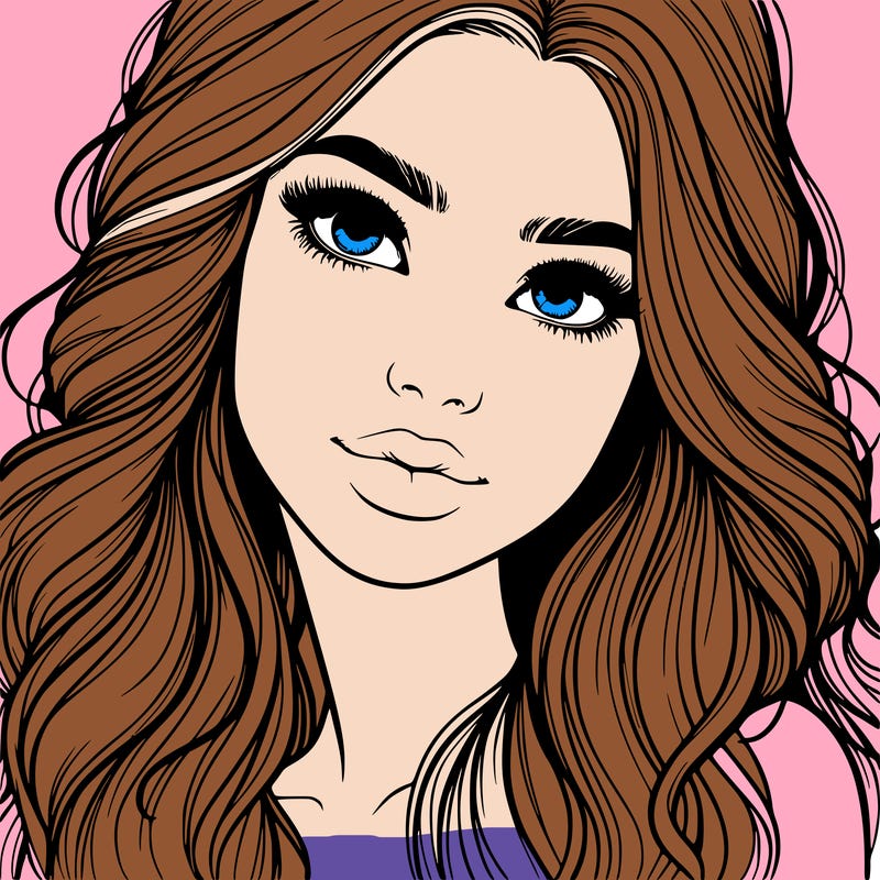 beautiful realistic girl