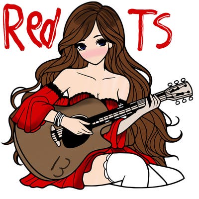 beautiful girl playing the guitar