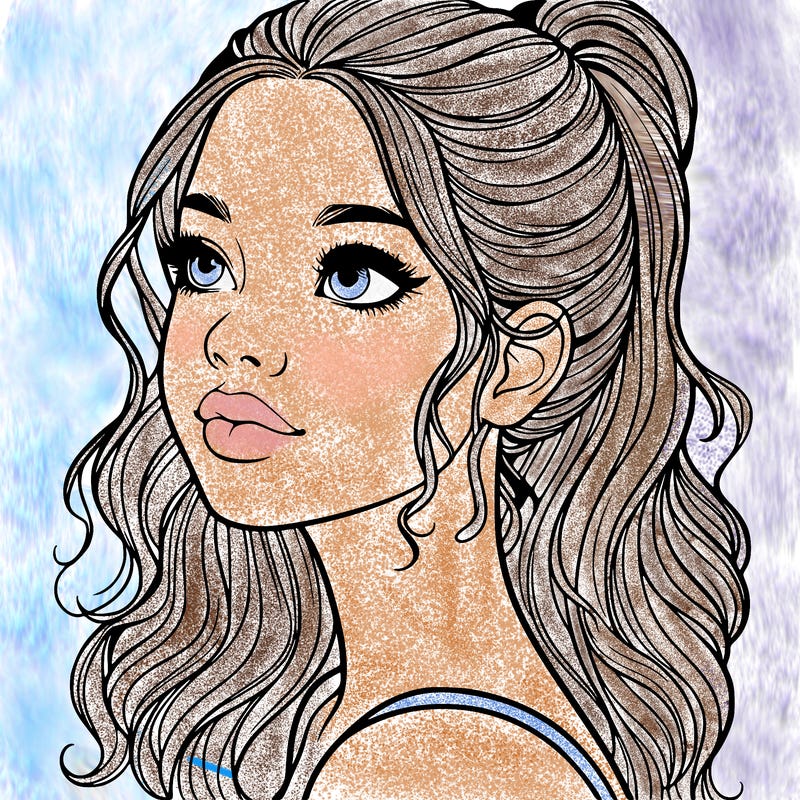 beautiful realistic girl