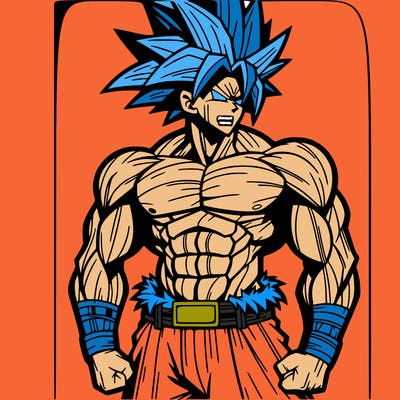 goku realistic