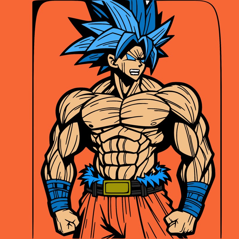 goku realistic