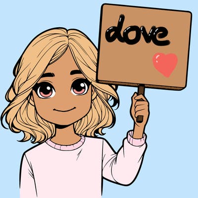 realistic girl holding up a sign