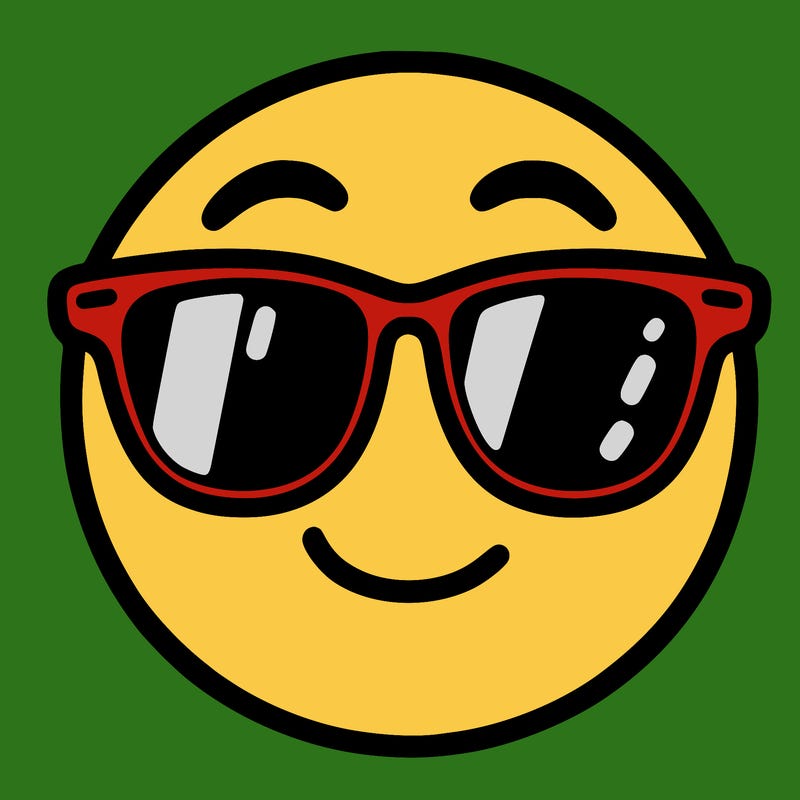 emoji with sunglasses