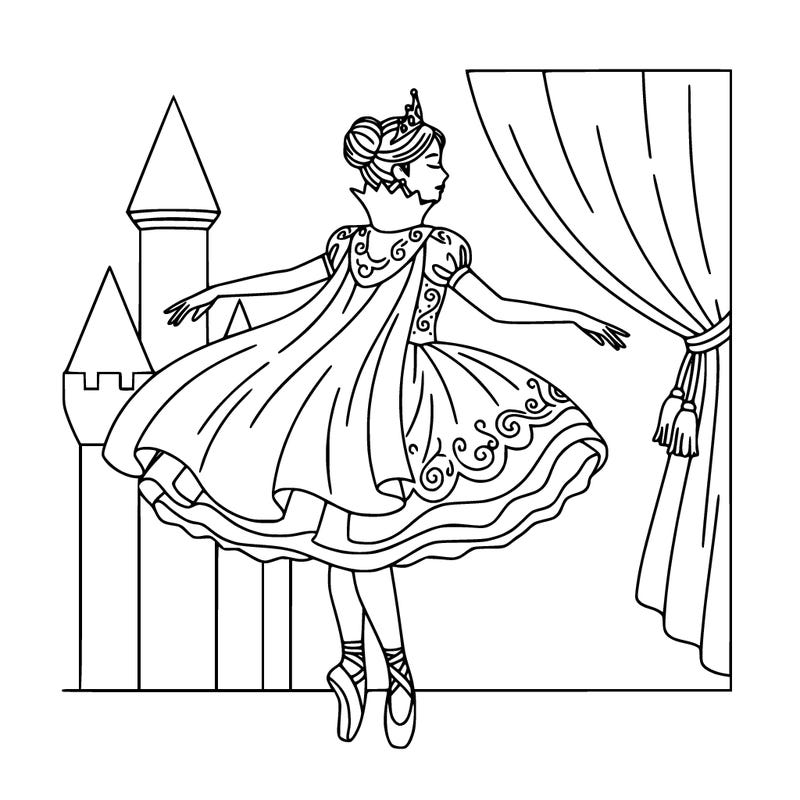 a princess ballerina