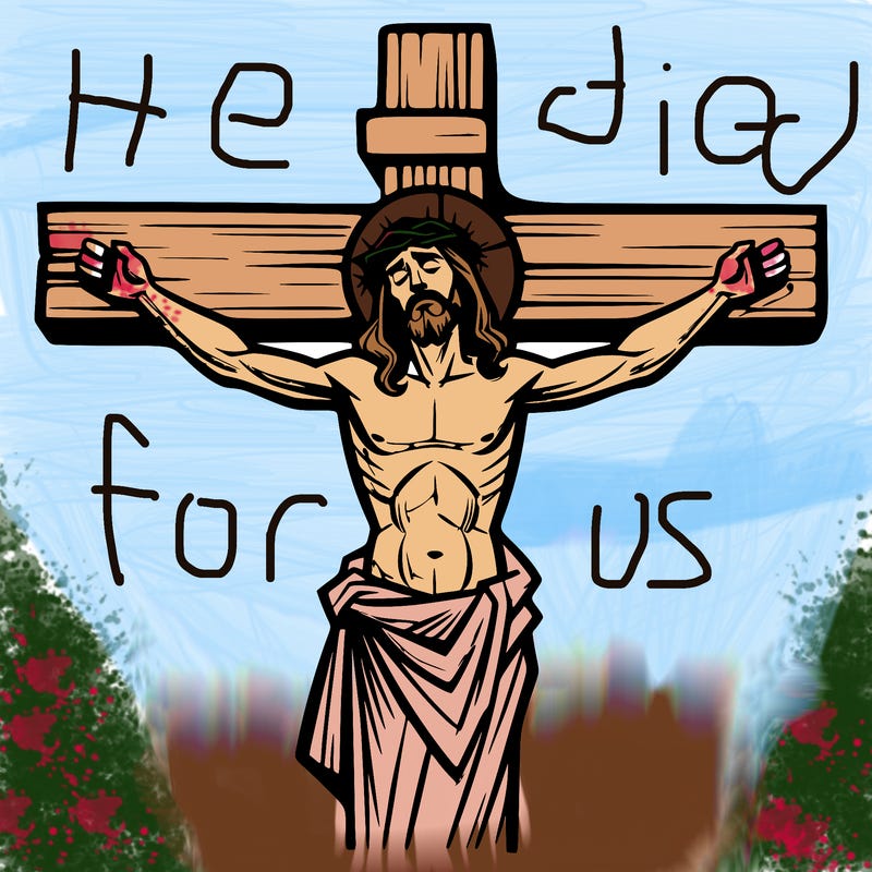 jesus on the cross