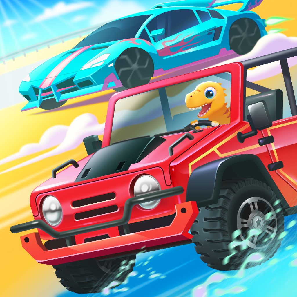 Dinosaur Racing Games for kids - Education App | MWM