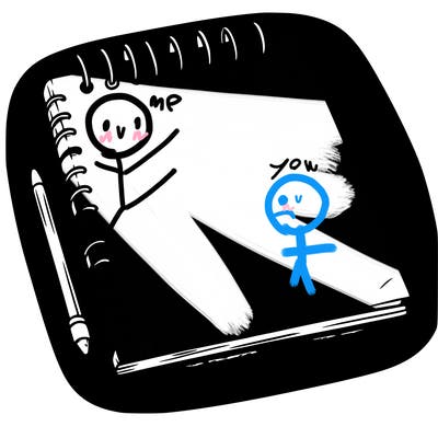 a blank sketch pad