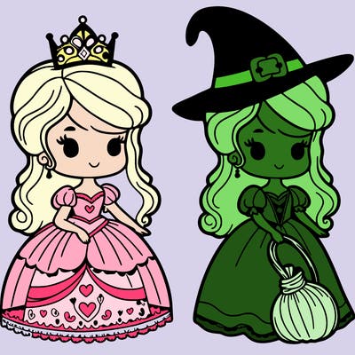 princess as a witch