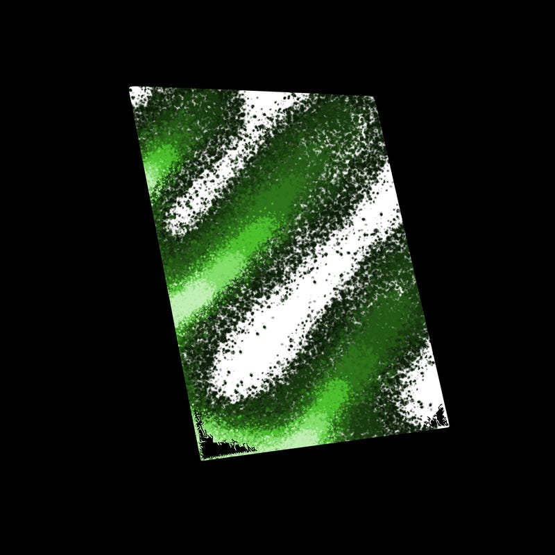 blank canvas realistic