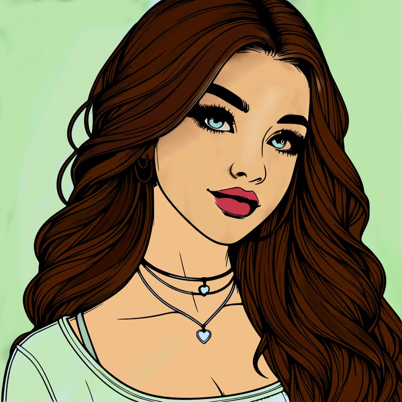 detailed realistic girl