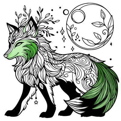 mystical wolf