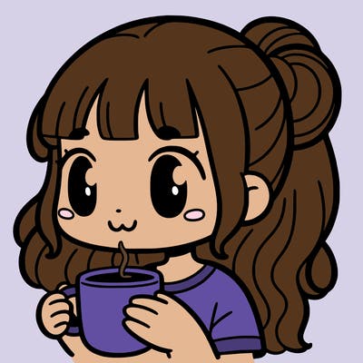 a girl drinking coffee