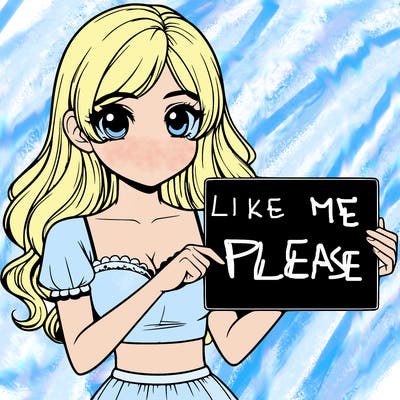 realistic pretty girl holding blank sign