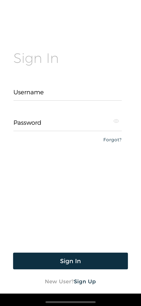 Ultra Agent app login screen featuring username and password input fields and a sign in button