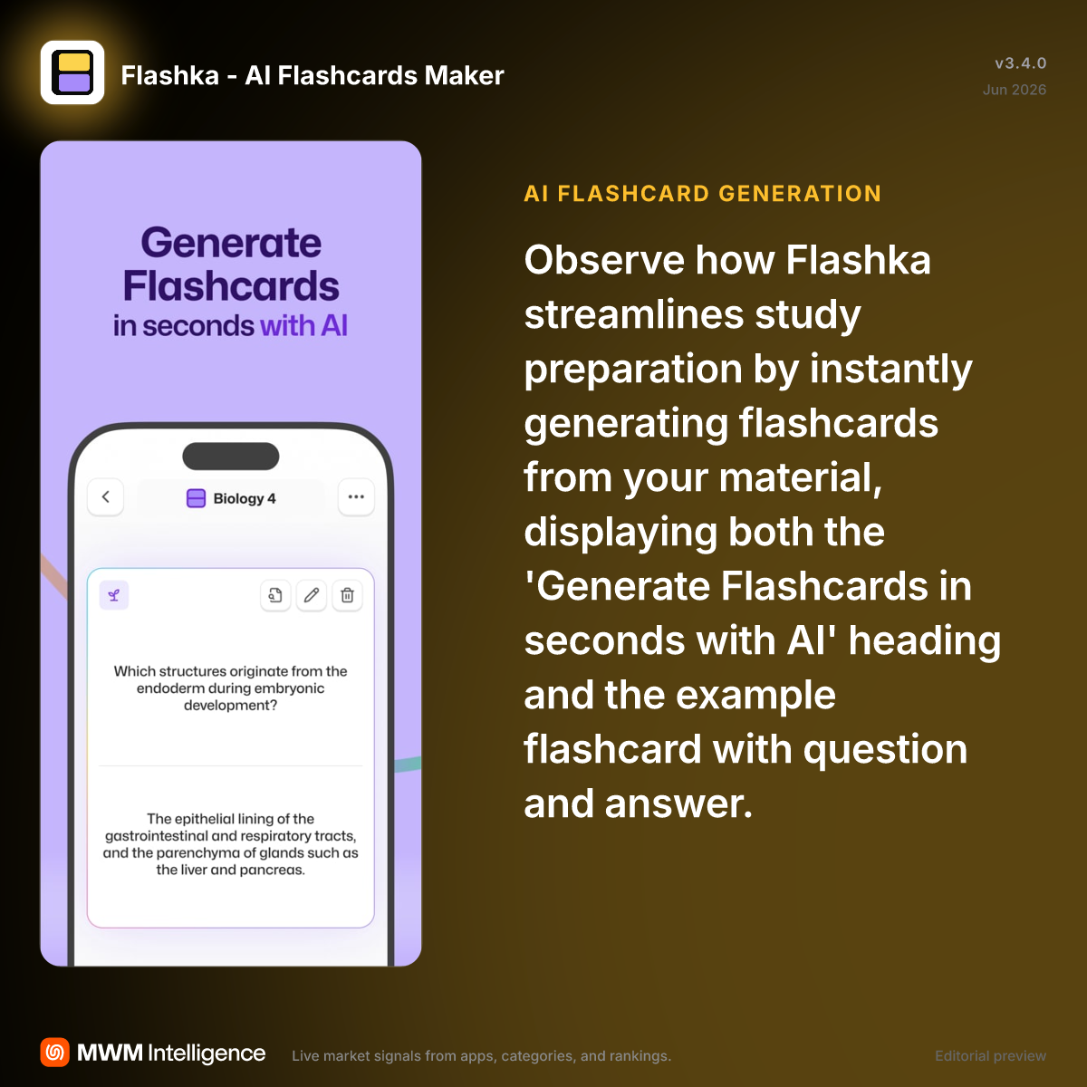 Flashka - AI Flashcards Maker - Education App | MWM
