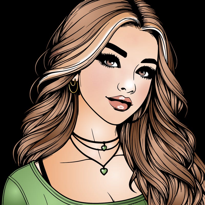 detailed realistic girl