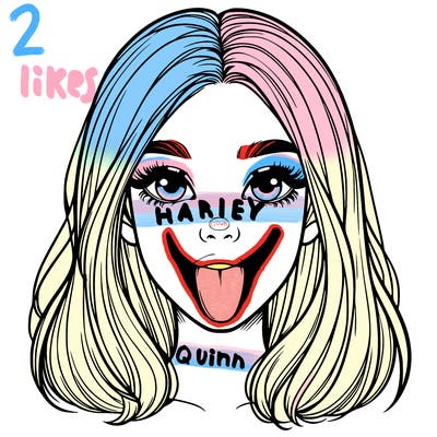 realistic girl with her tongue out