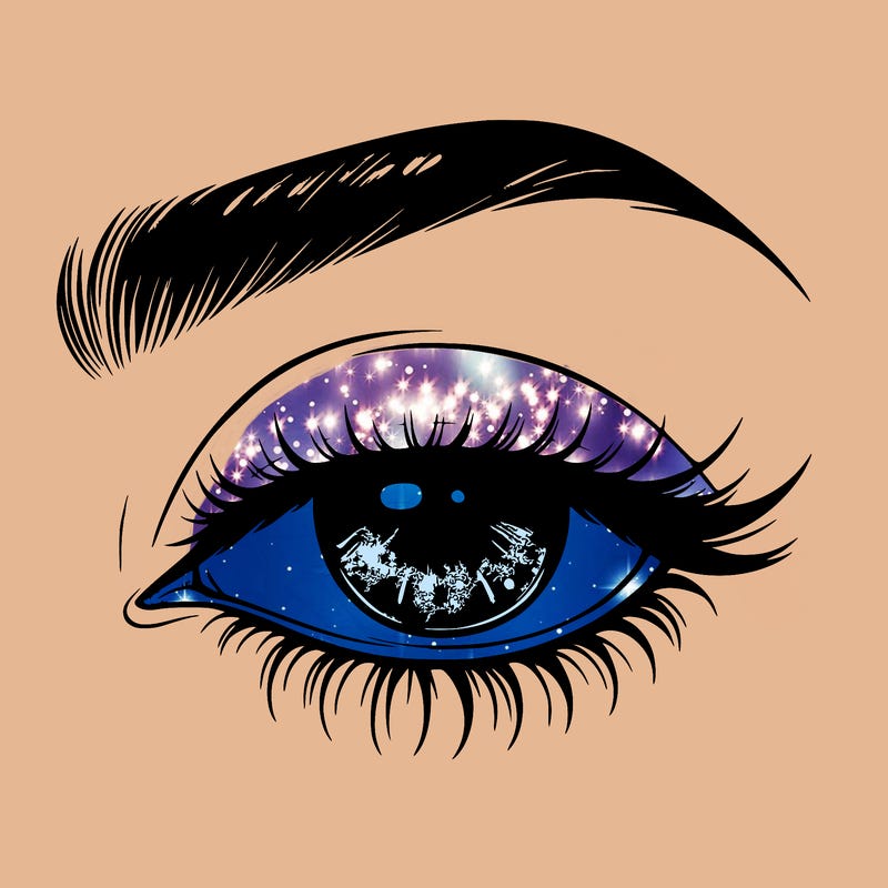 eye closed realistic