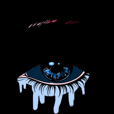 eye closed realistic