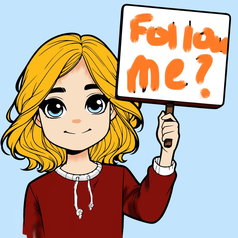 realistic girl holding up a sign