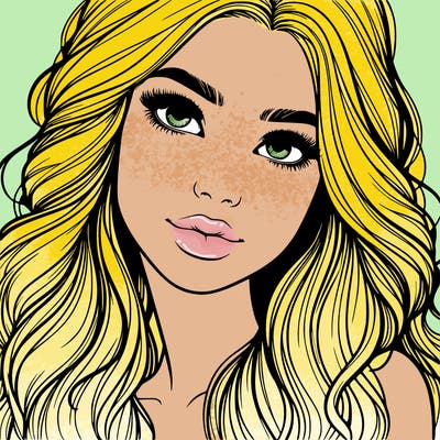 beautiful realistic girl