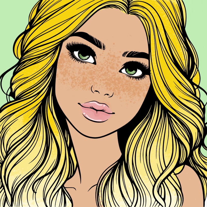 beautiful realistic girl