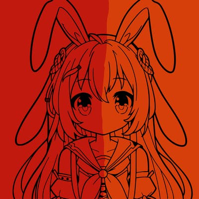 bunny anime girl