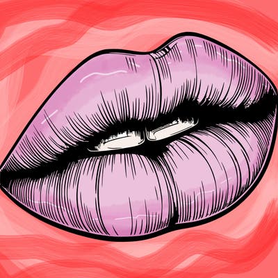 realistic lips