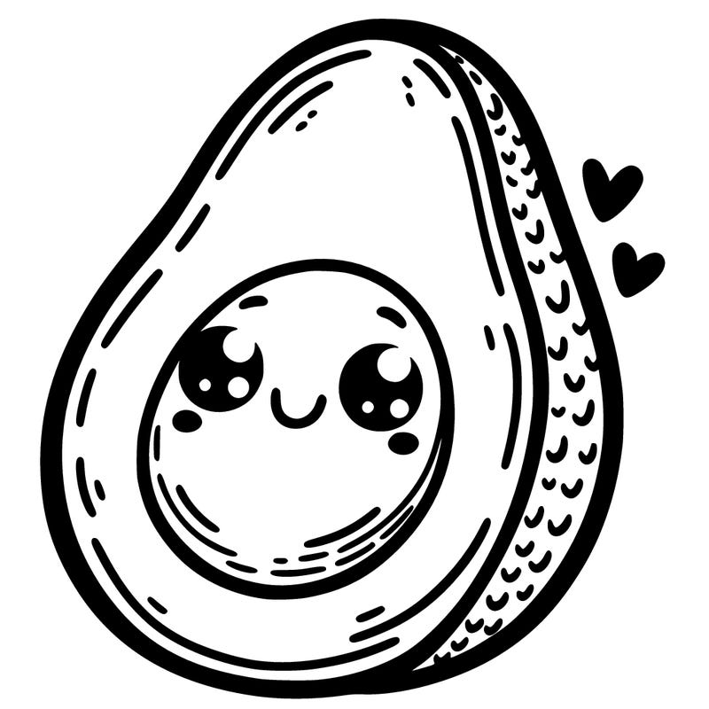 avocado cute