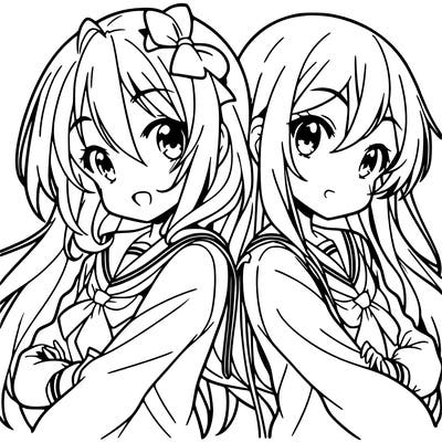 two anime girls
