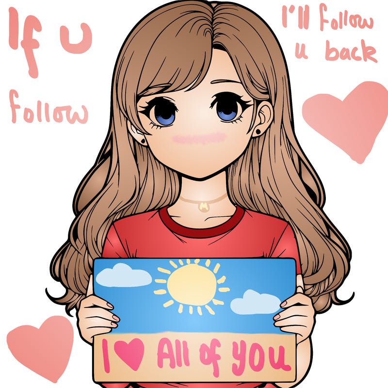 realistic girl holding a sign