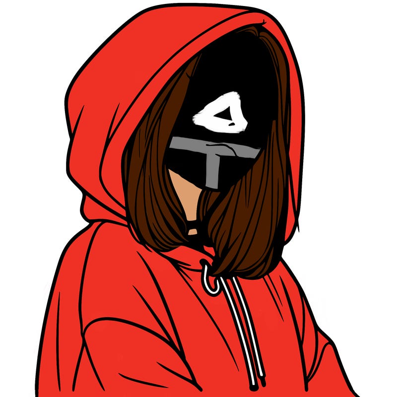 a realistic girl in a hoodie