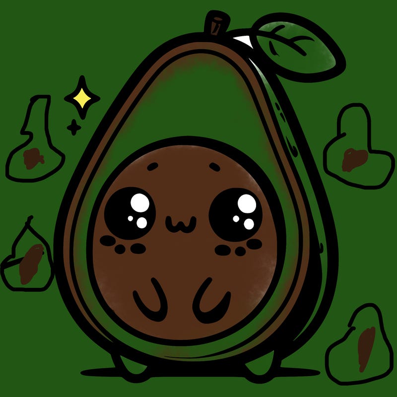 cute avocado