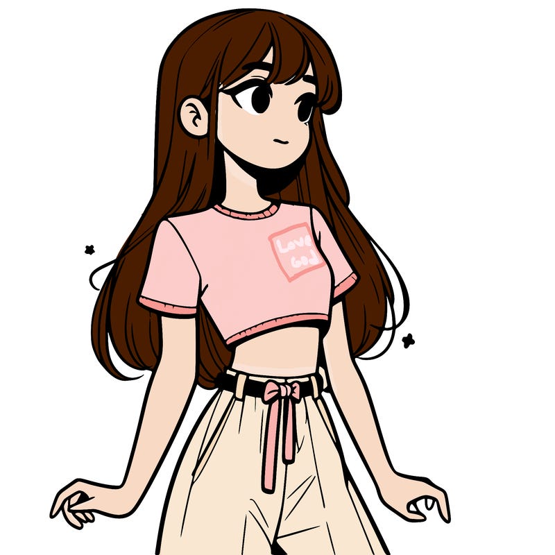 girl in a cute crop top