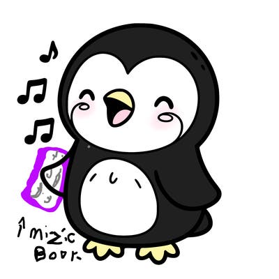 penguin singing a song