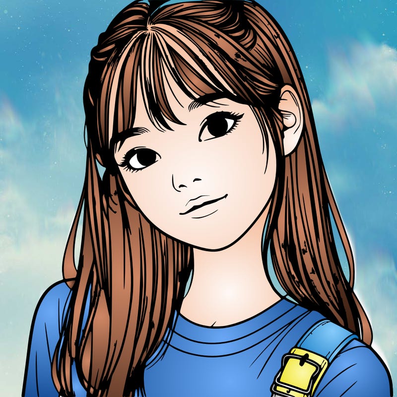 a realistic korean teenage girl