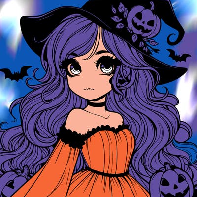 realistic girl halloween