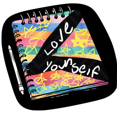 a blank sketch pad